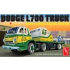 Plastikmodell – 1:25 1966 Dodge L700 Truck mit Pritschen-Rennanhänger – AMT1368